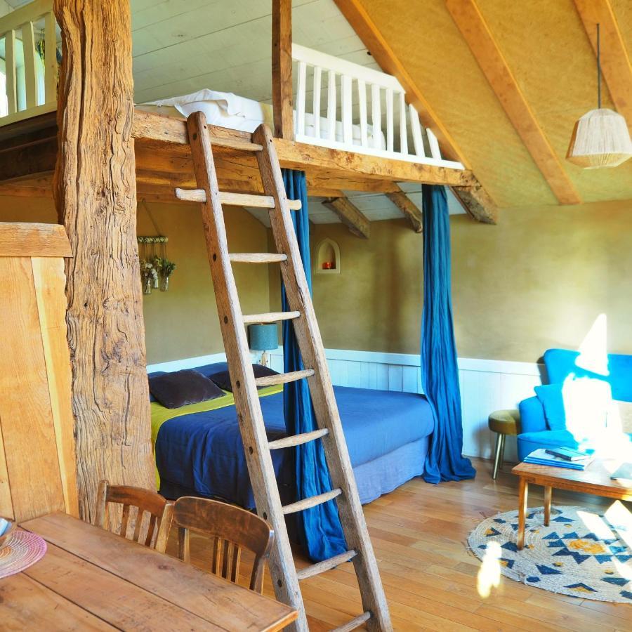 Ecolodge La Belle Verte Saint-Mʼhervé Exterior foto
