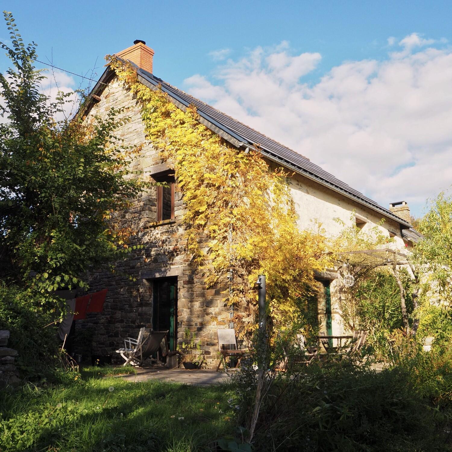 Ecolodge La Belle Verte Saint-Mʼhervé Exterior foto