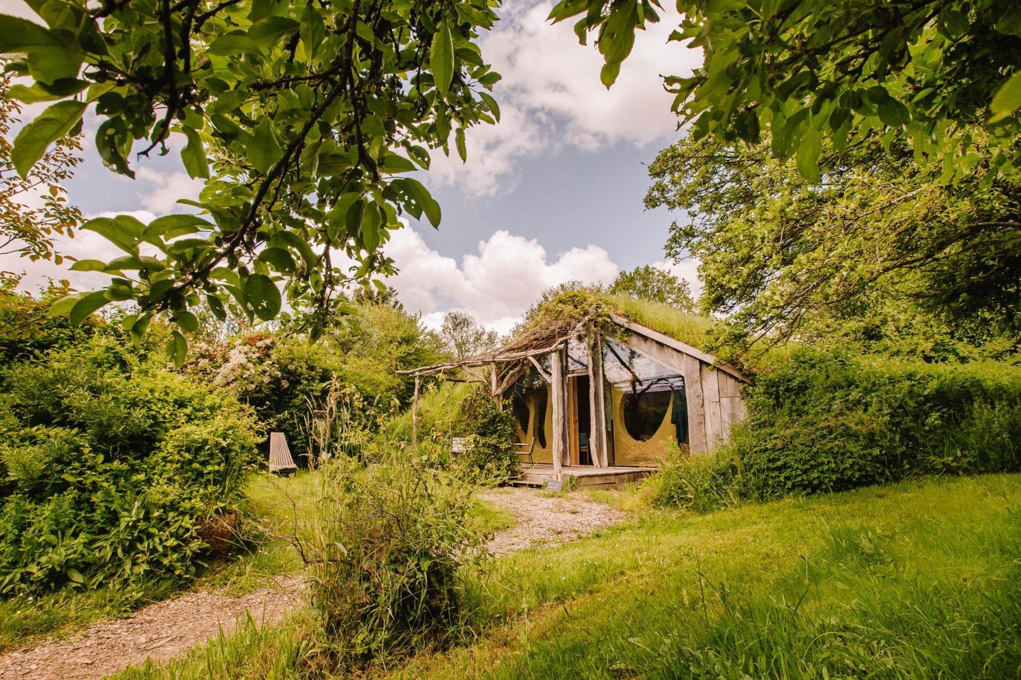 Ecolodge La Belle Verte Saint-Mʼhervé Exterior foto