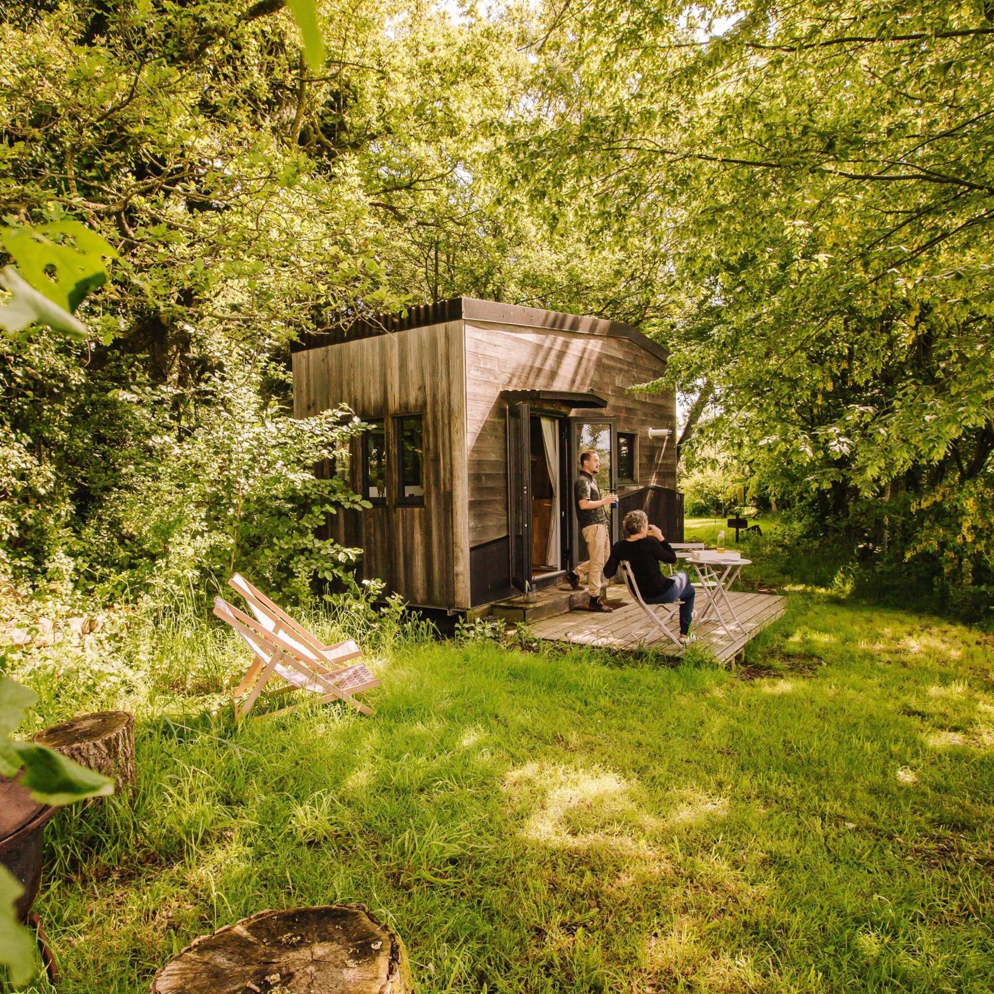 Ecolodge La Belle Verte Saint-Mʼhervé Exterior foto